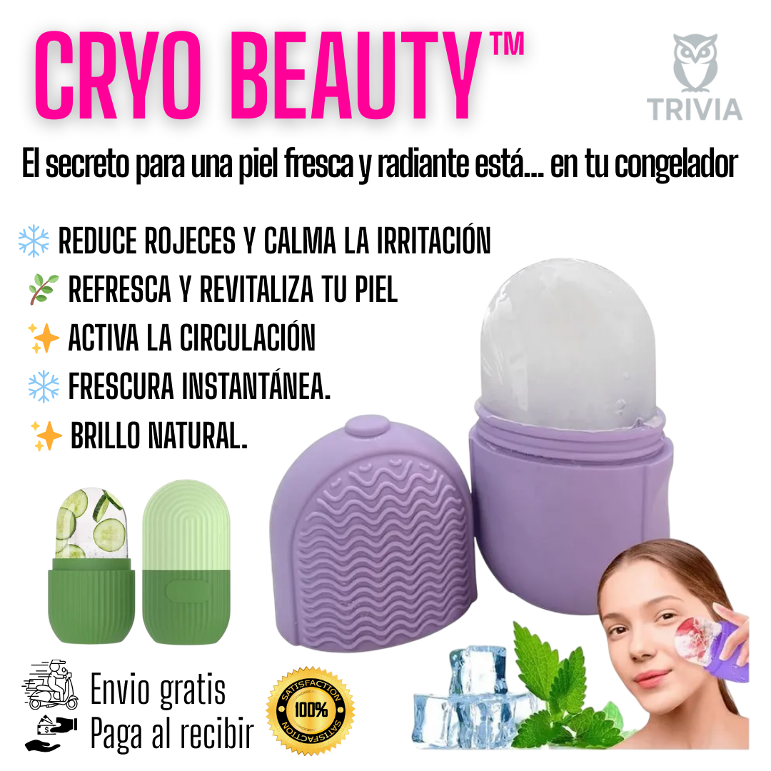 CRYO BEAUTY™ Rodillo de hielo de silicona