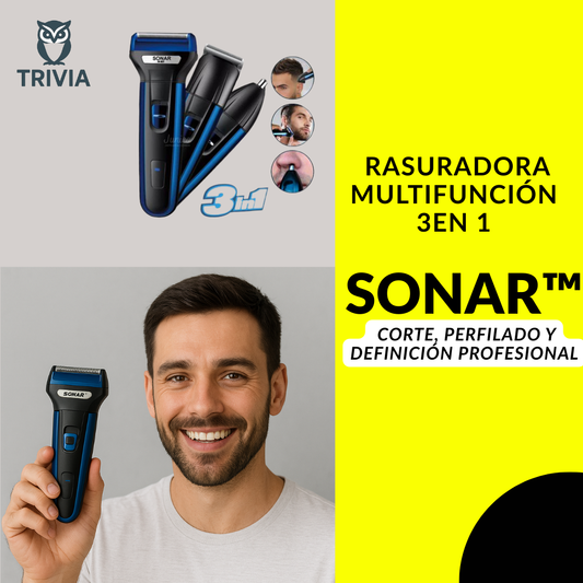 SONAR™ Máquina de Cortar Cabello 3 en 1