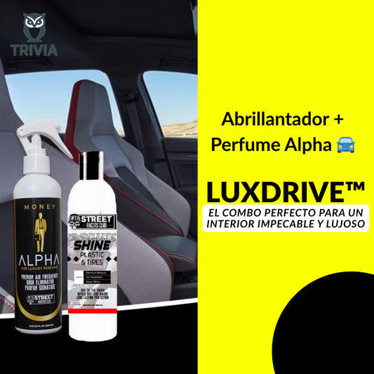 LUXDRIVE™ Combo Perfume Autos + Abrillantador