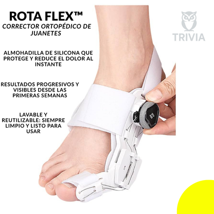 ROTA FLEX™  Corrector ortopédico de juanetes.