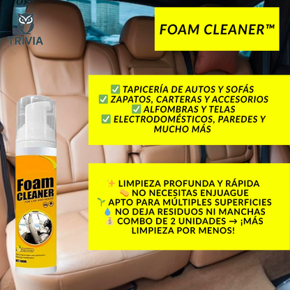 FOAM CLEANER™ Combo 2 x 1 Espuma Limpiadora.