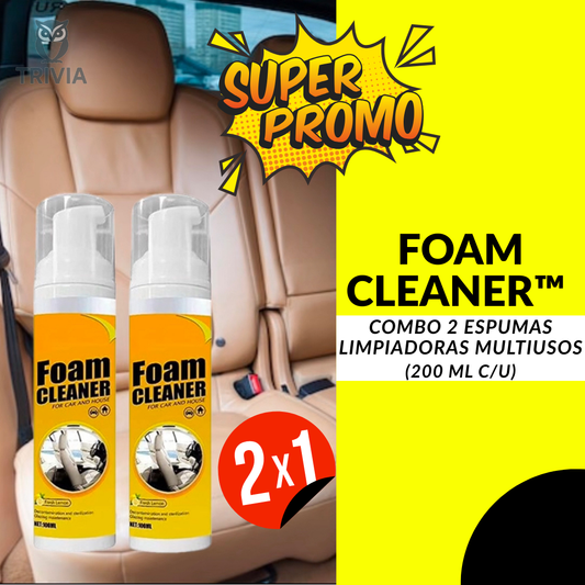 FOAM CLEANER™ Combo 2 x 1 Espuma Limpiadora.